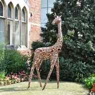 metal garden ornaments giraffe for sale