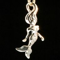gold mermaid charm for sale