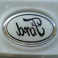 white ford badge for sale