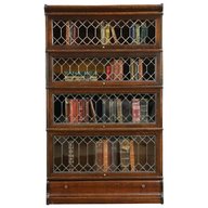 leaded glass bookcase for sale