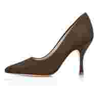 brown suede court shoes for sale