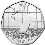 olympic 50p sailing for sale