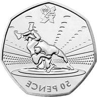 olympic 50p wrestling for sale