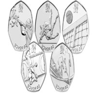olympic 50p coin cover for sale