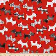 scottie dog fabric for sale