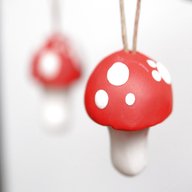 toadstool ornaments for sale
