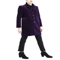 purple velvet coat for sale
