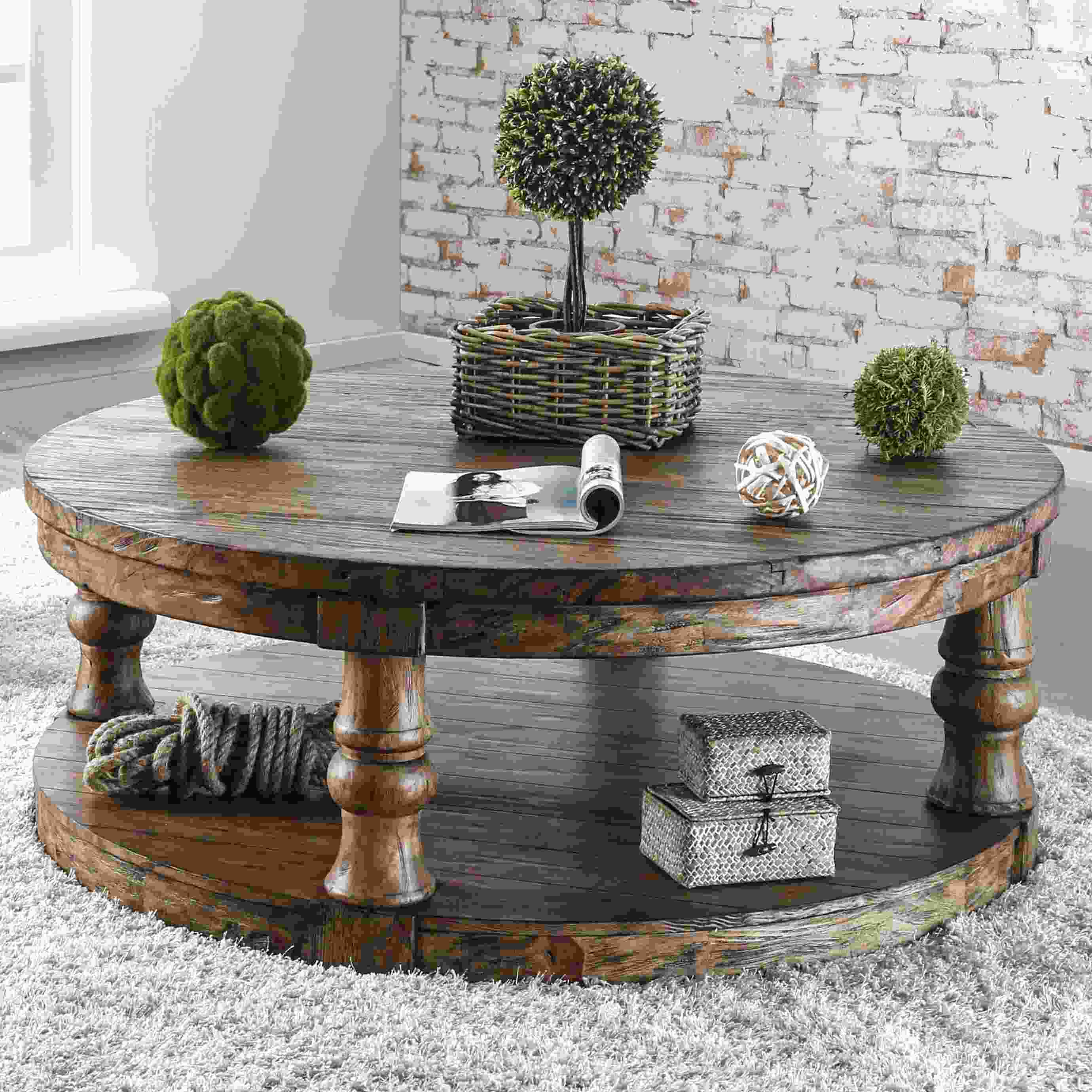 Rustic Round Coffee Table for sale in UK | View 57 ads