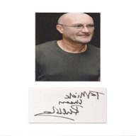 phil collins autograph for sale