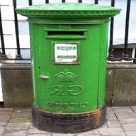 red pillar post box for sale