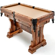 wood pool table for sale