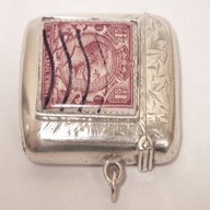 antique silver stamp cases for sale