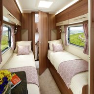 twin bed caravans for sale