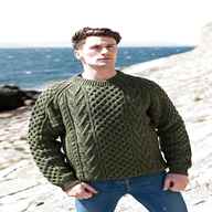 hand knitted aran sweater for sale