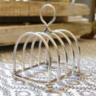 antique silver toast rack for sale