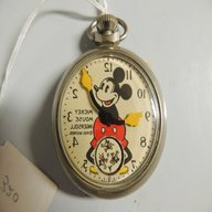 mickey mouse pocket watch for sale