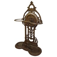 victorian cast iron stick stand for sale