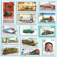 train stamps for sale