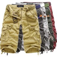 mens three quarter shorts for sale