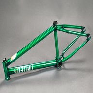 green bmx frame for sale