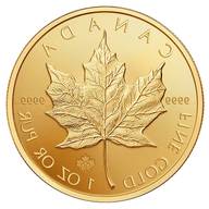 canadian gold maple leaf for sale