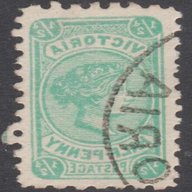 victoria half penny stamp for sale