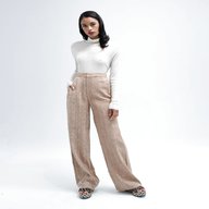 silk wide leg trousers for sale