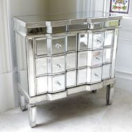 venetian mirrored chest drawers for sale