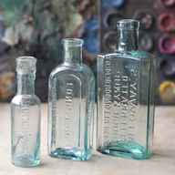 victorian glass bottles for sale