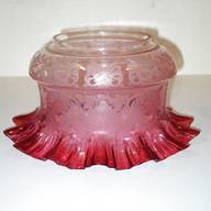 victorian oil lamp shade for sale