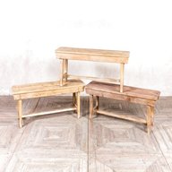 vintage wooden bench for sale