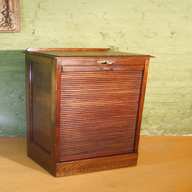 vintage tambour cabinet for sale