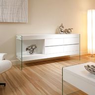 contemporary white sideboard for sale