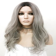 grey wig for sale