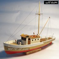 wooden model fishing boats for sale