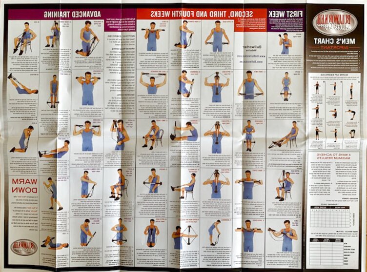 Bullworker X5 Exercise Chart