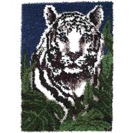 tiger latch hook rug for sale