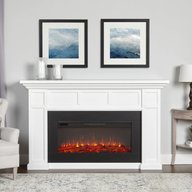 white electric fireplaces for sale