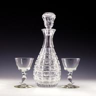 antique crystal decanter for sale