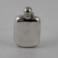 antique silver hip flask for sale