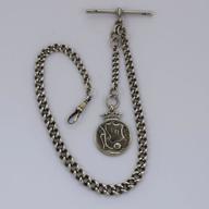 silver albert chain for sale