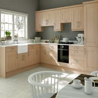 beech kitchen units for sale