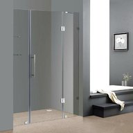 hinged frameless shower doors for sale