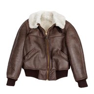 sheepskin mens aviator jacket for sale