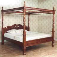 mahogany four poster bed for sale