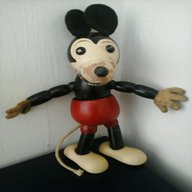 wooden mickey mouse figure for sale