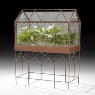 victorian style glass terrarium for sale