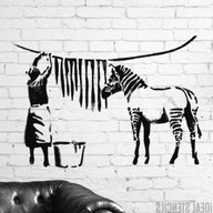 large banksy stencil for sale