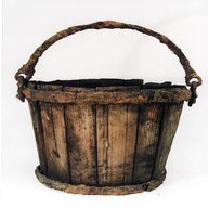 wooden pail for sale