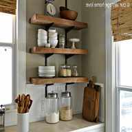 wooden kitchen shelves for sale